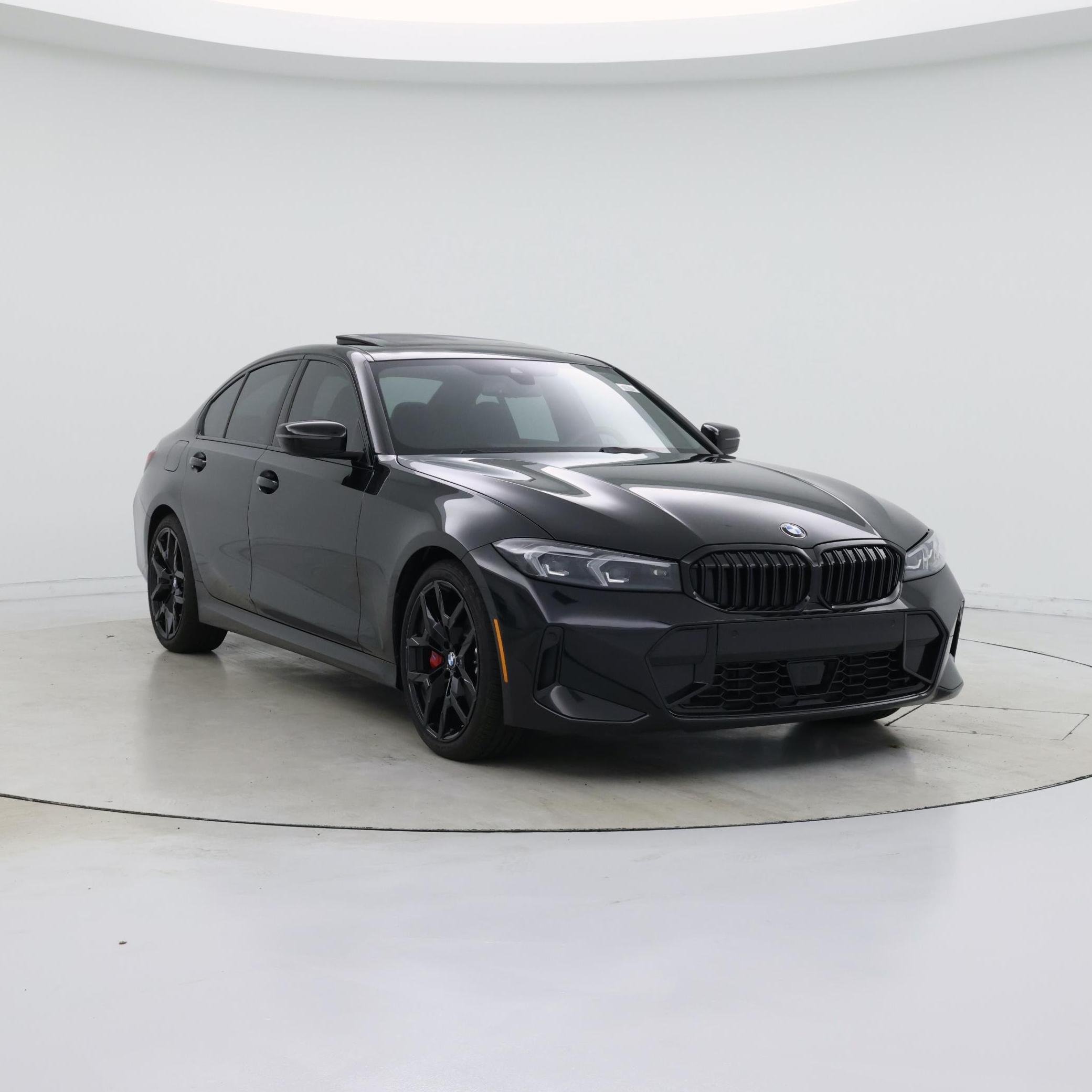 Black 2025 BMW 3 Series Sedan Rear-Wheel Drive Automatic