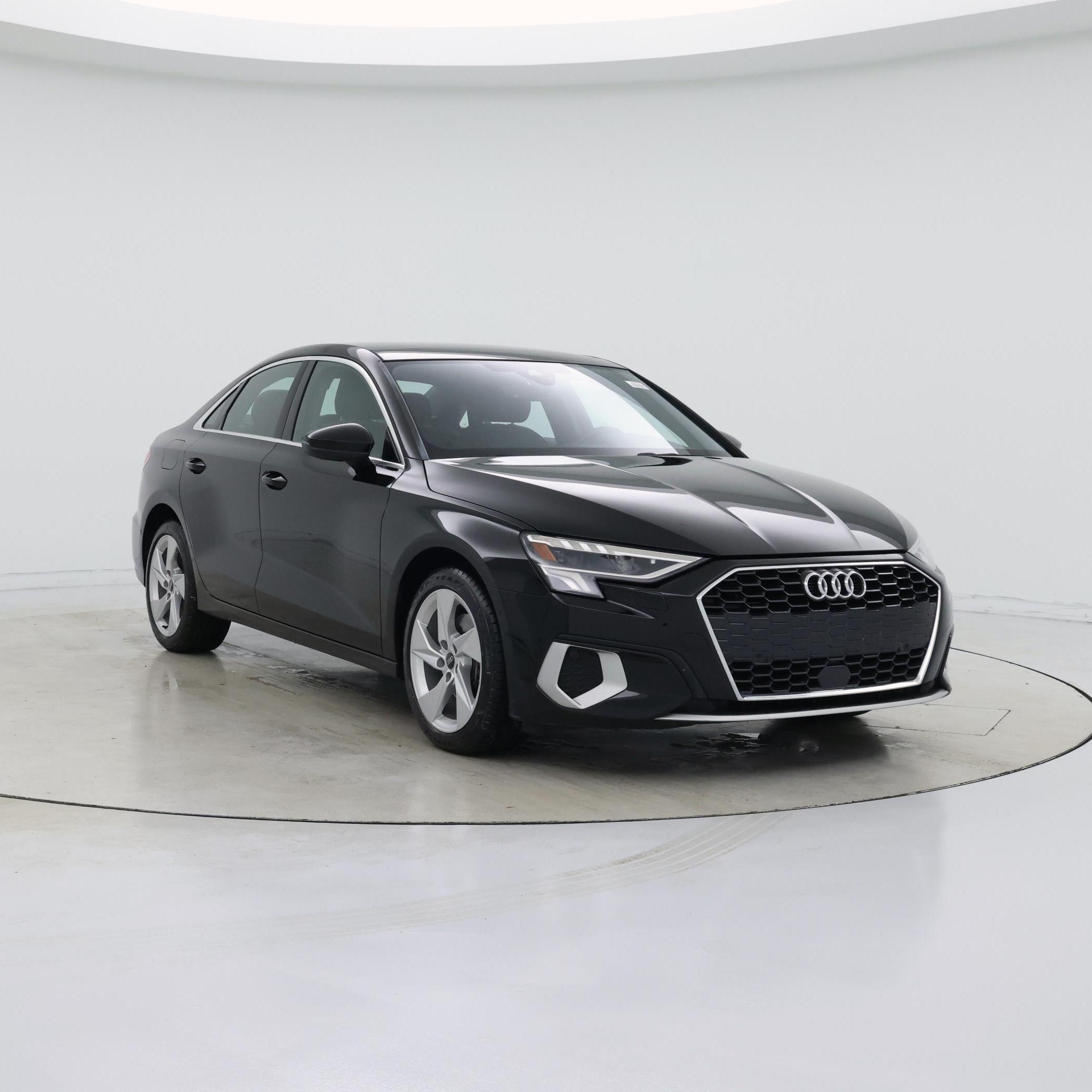 Black 2023 Audi A3 Sedan Front-Wheel Drive Automatic