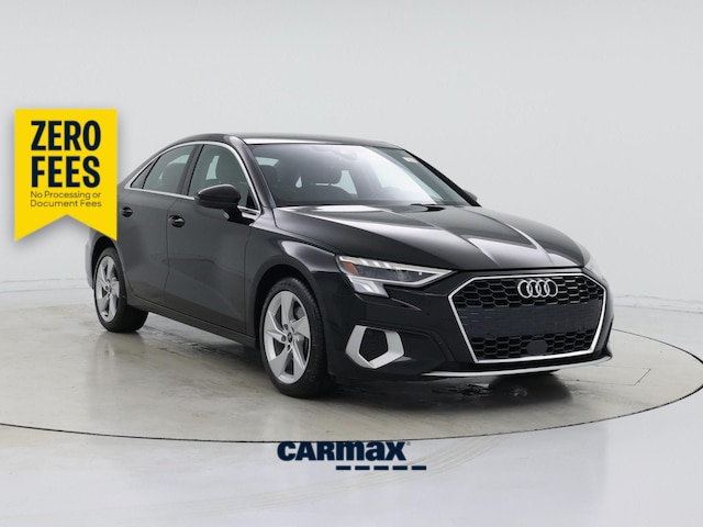 Black 2023 Audi A3 Sedan Front-Wheel Drive Automatic