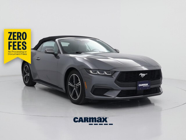 Gray 2024 Ford Mustang Convertible Rear-Wheel Drive Automatic