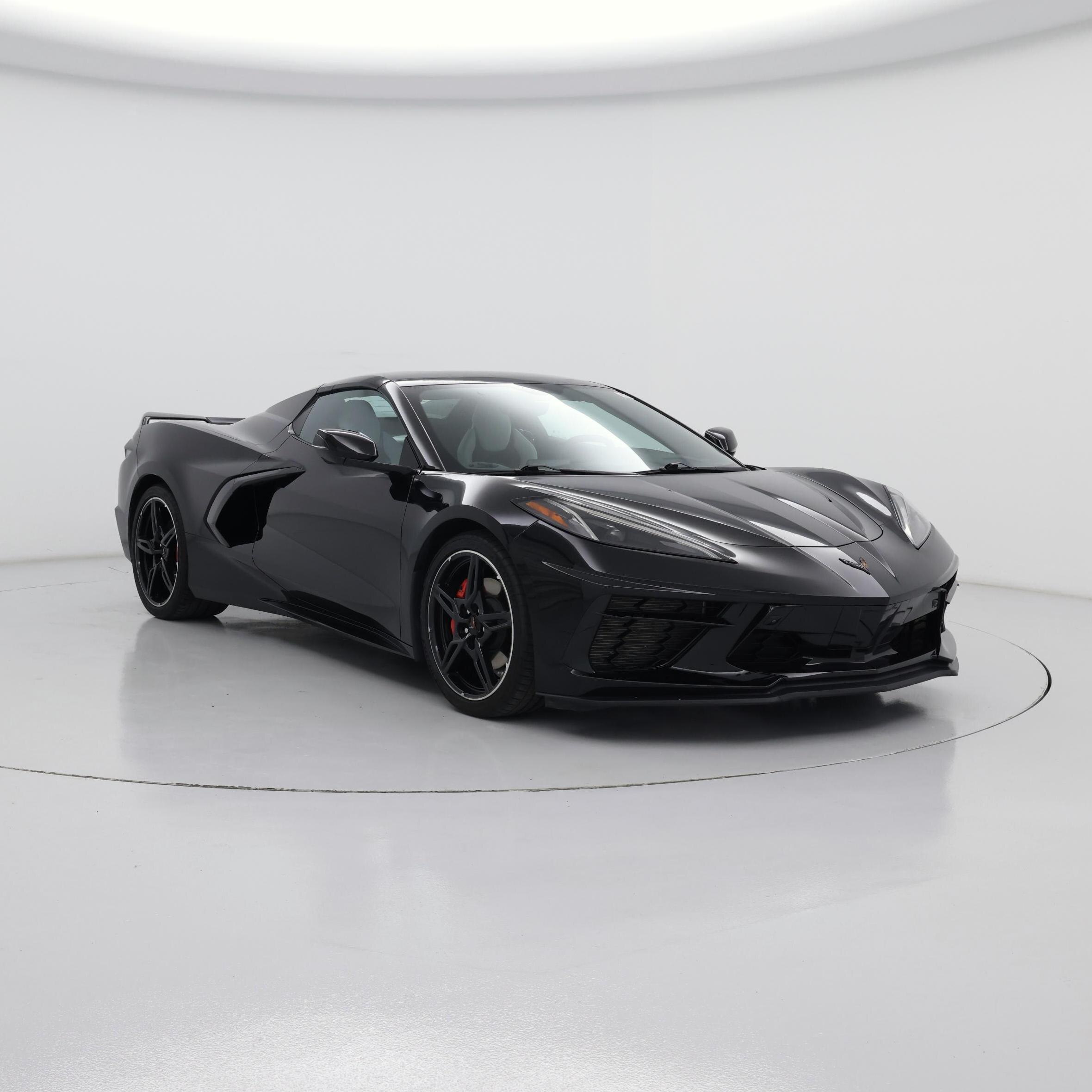 Black 2021 Chevrolet Corvette Convertible Rear-Wheel Drive Automatic