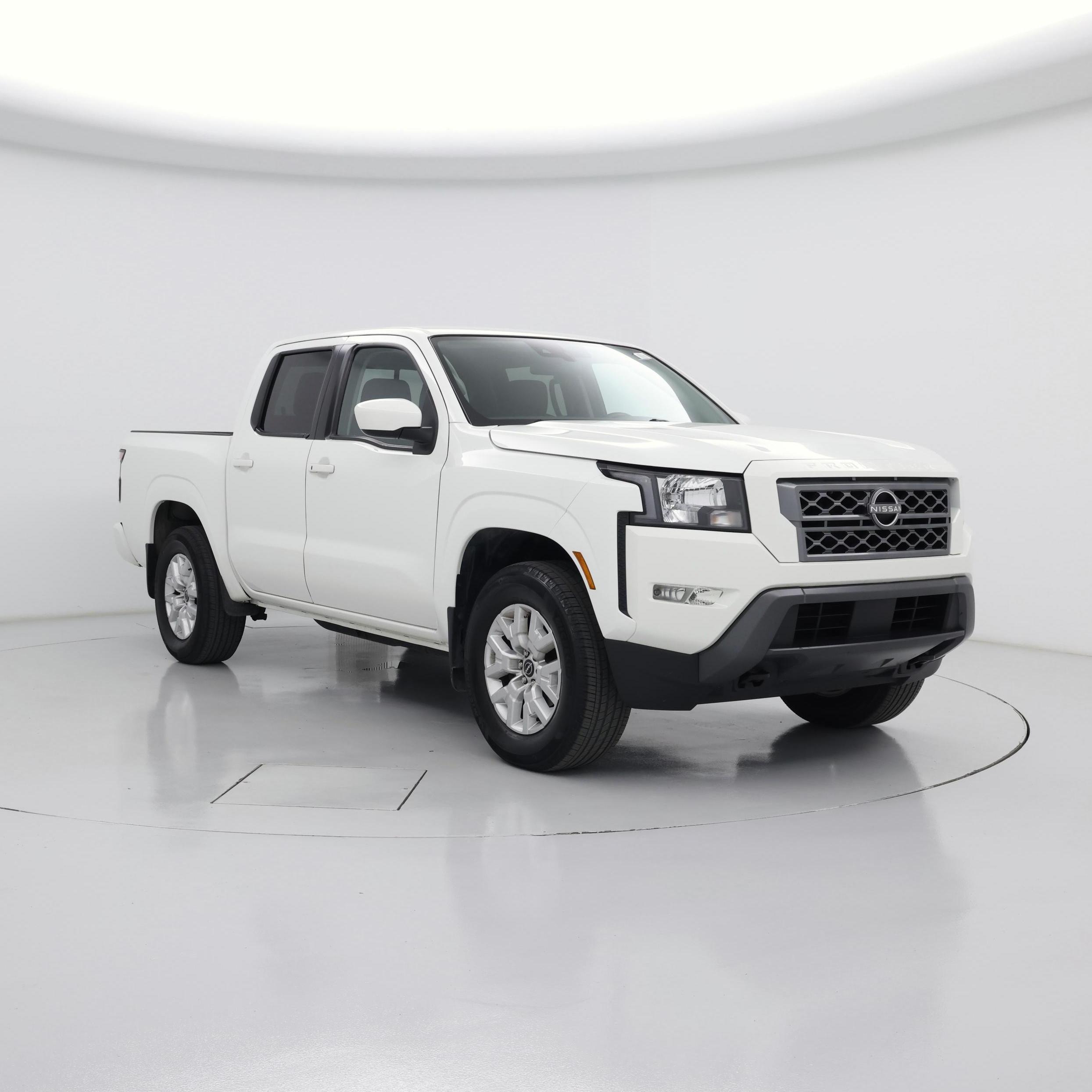 White 2022 Nissan Frontier Pickup Truck Four-Wheel Drive Automatic
