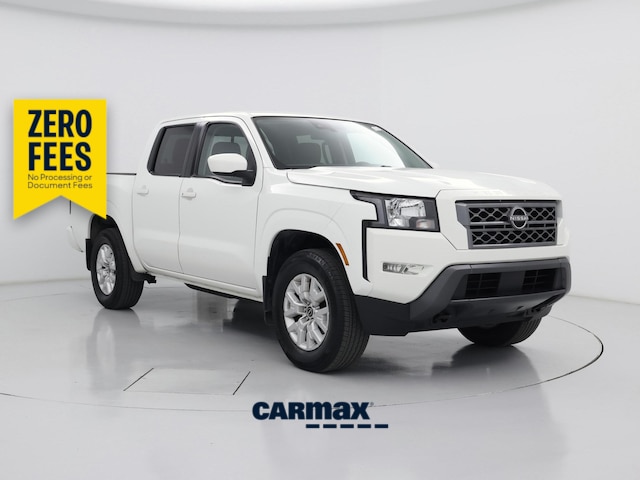 White 2022 Nissan Frontier Pickup Truck Four-Wheel Drive Automatic