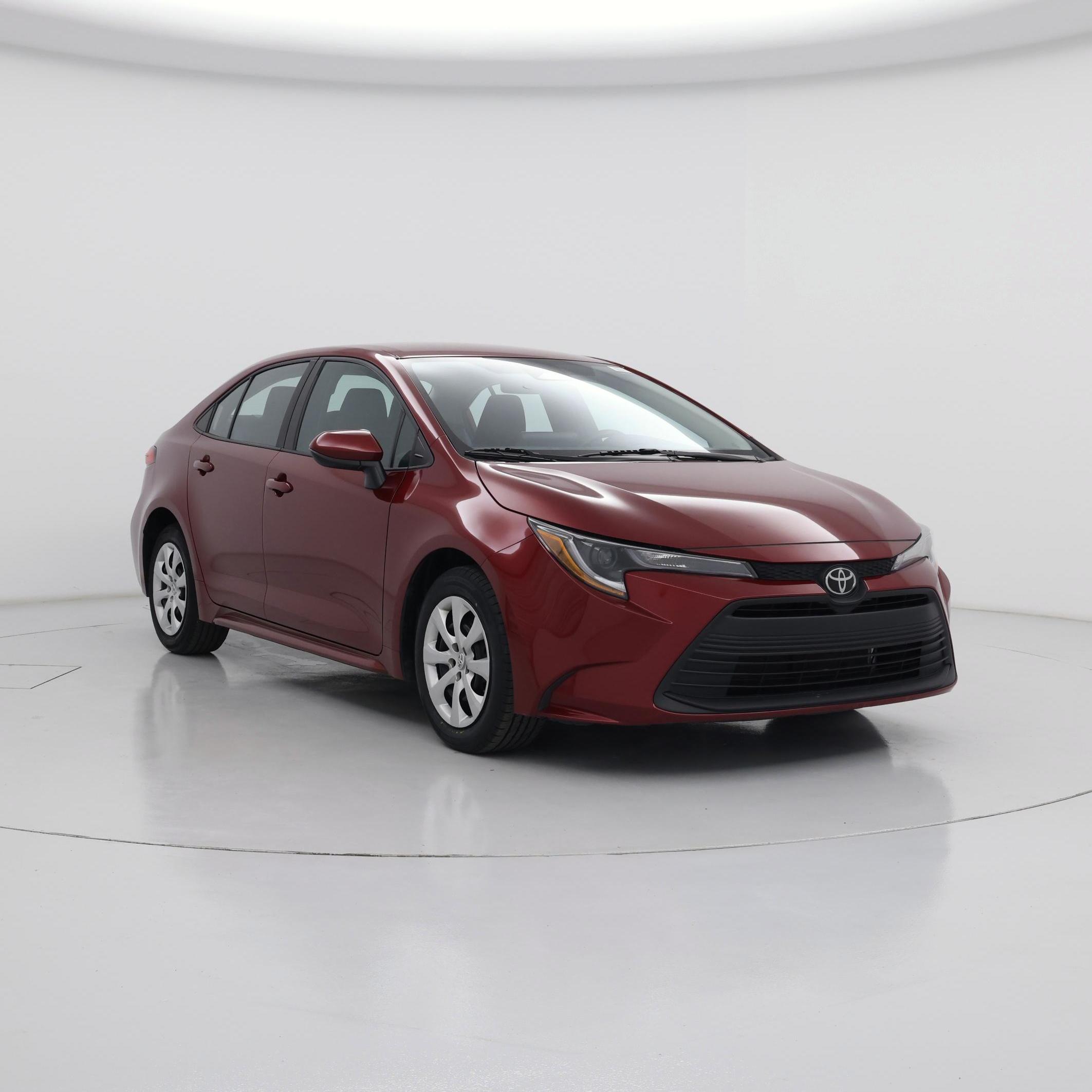 Red 2025 Toyota Corolla Sedan Front-Wheel Drive Automatic