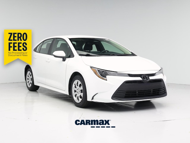 White 2024 Toyota Corolla LE FWD Sedan Front-Wheel Drive Automatic
