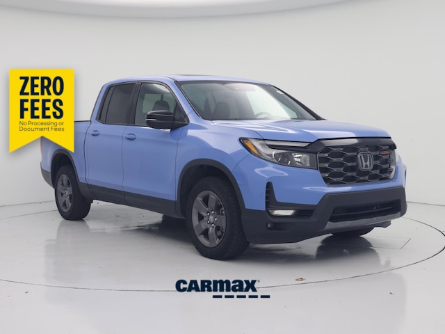 Blue 2024 Honda Ridgeline TrailSport AWD Pickup Truck All-Wheel Drive Automatic