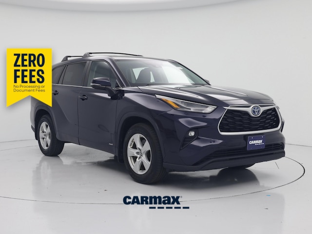 Blue 2023 Toyota Highlander Hybrid LE AWD SUV / Crossover All-Wheel Drive Automatic