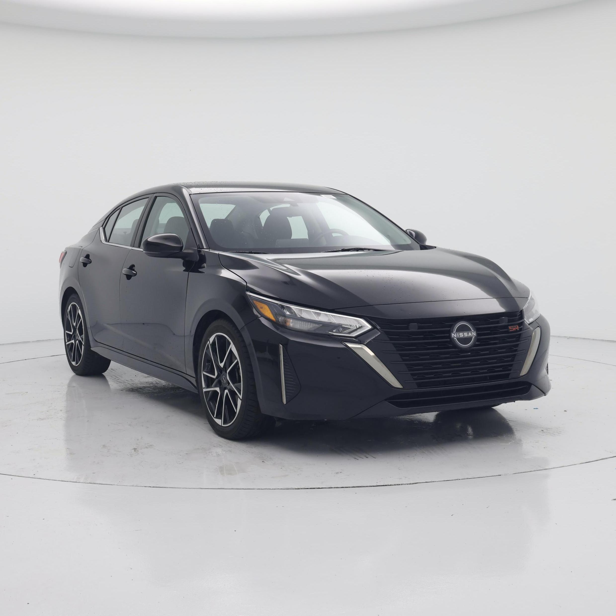 Black 2024 Nissan Sentra SR FWD Sedan Front-Wheel Drive Automatic