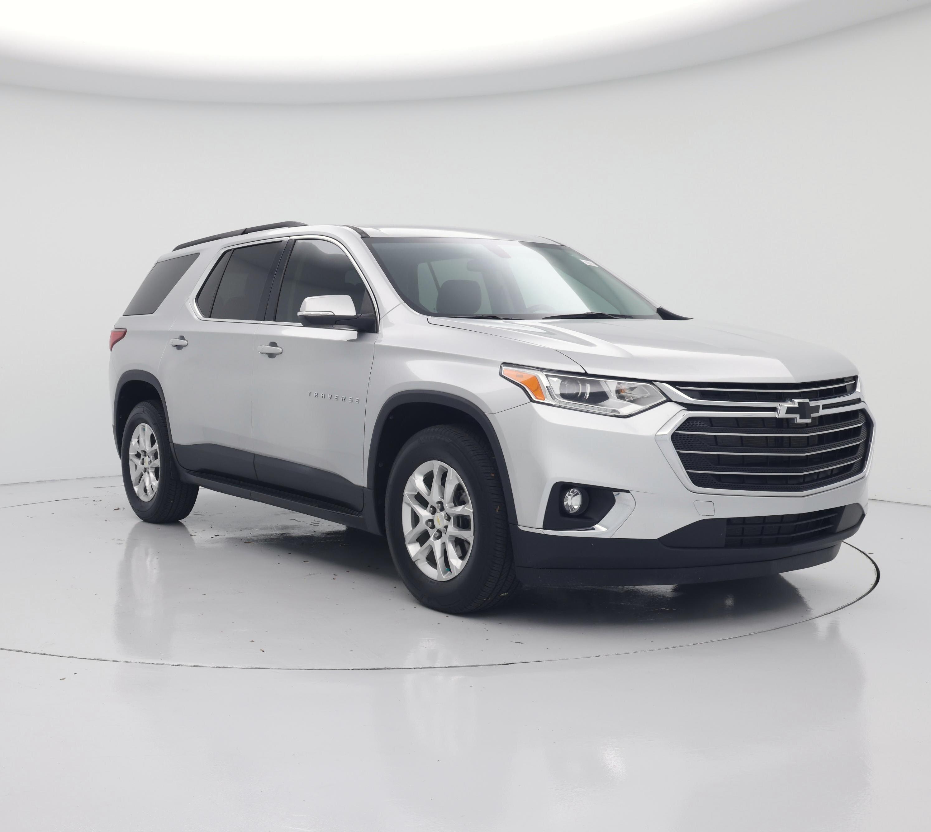 Silver 2021 Chevrolet Traverse SUV / Crossover Front-Wheel Drive Automatic