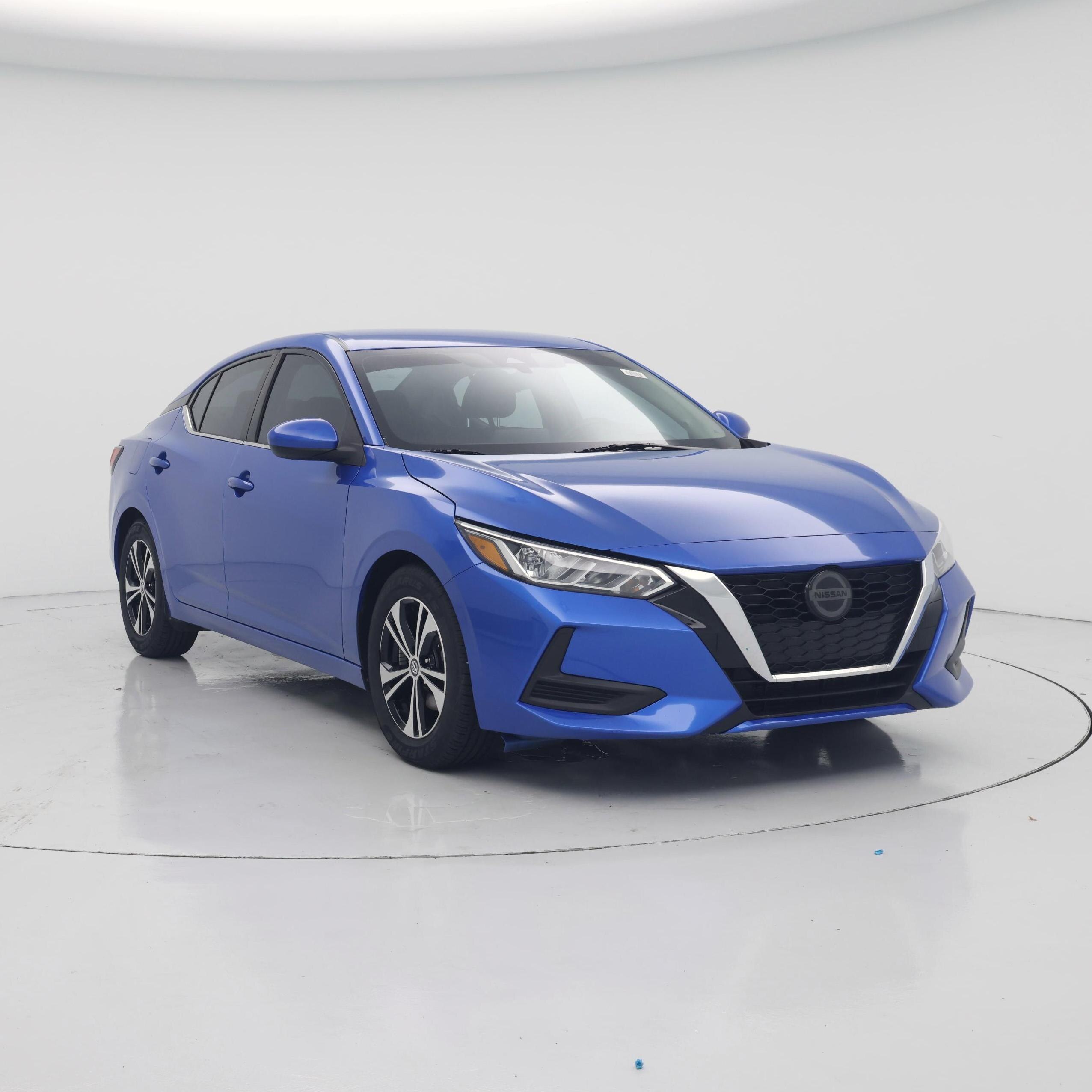 Blue 2023 Nissan Sentra Sedan Front-Wheel Drive Automatic