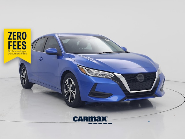 Blue 2023 Nissan Sentra Sedan Front-Wheel Drive Automatic