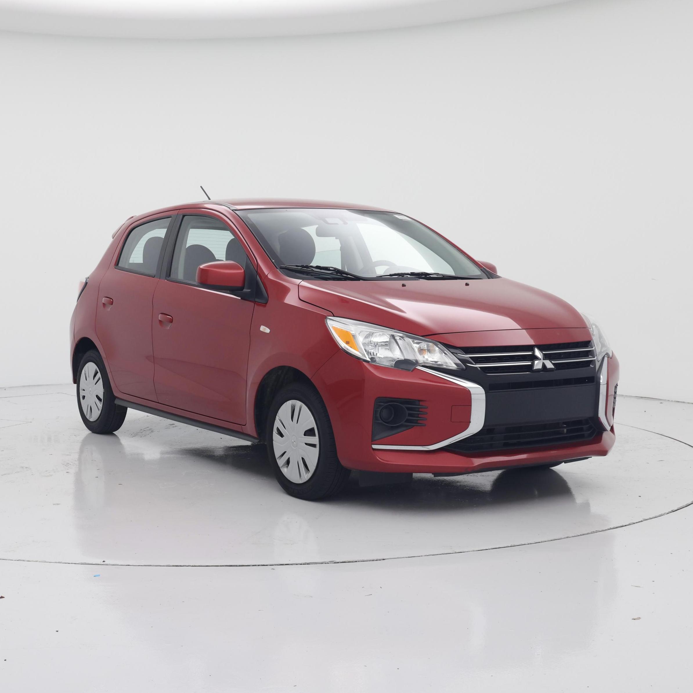 Red 2024 Mitsubishi Mirage Hatchback Front-Wheel Drive Automatic