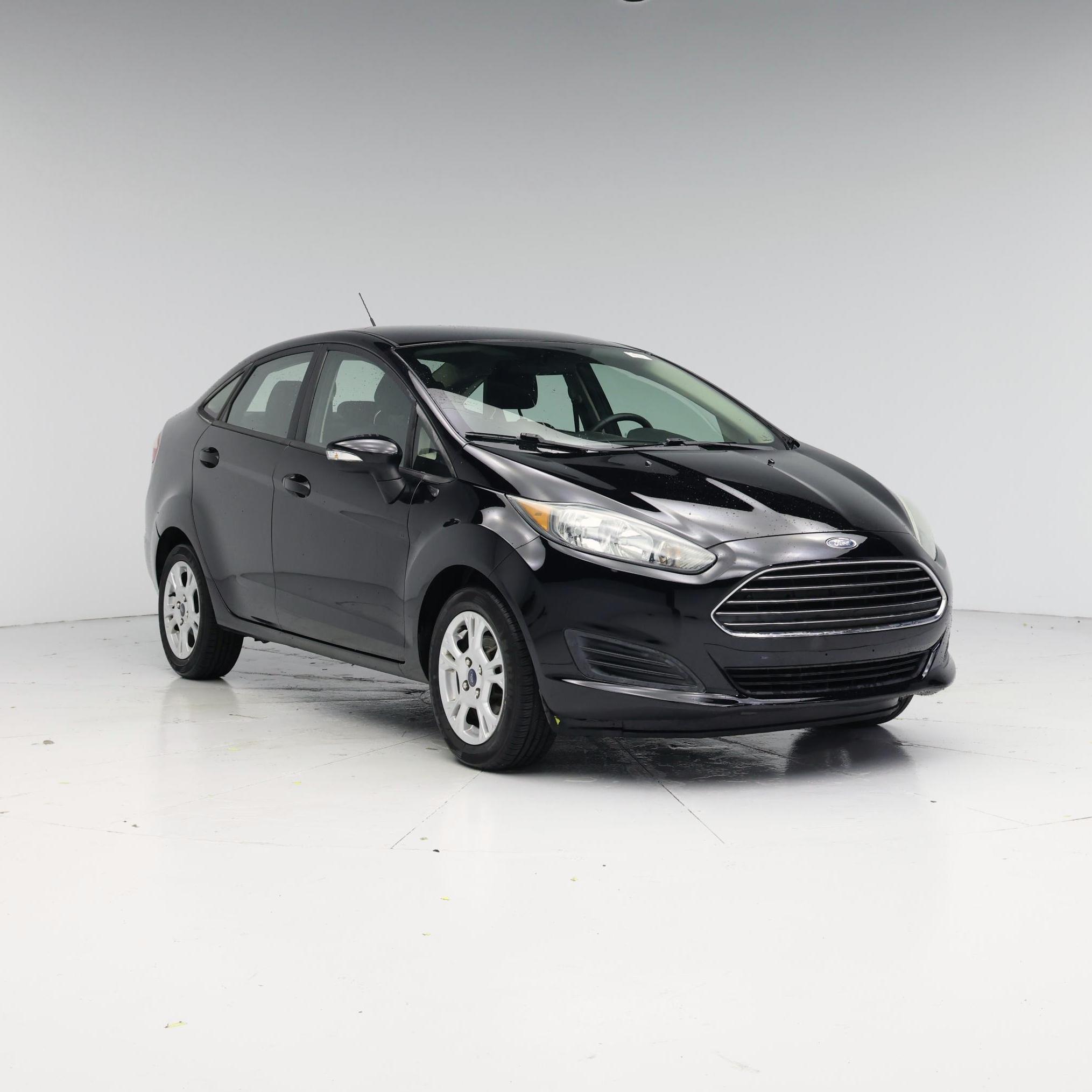 Black 2016 Ford Fiesta Sedan Front-Wheel Drive Automatic