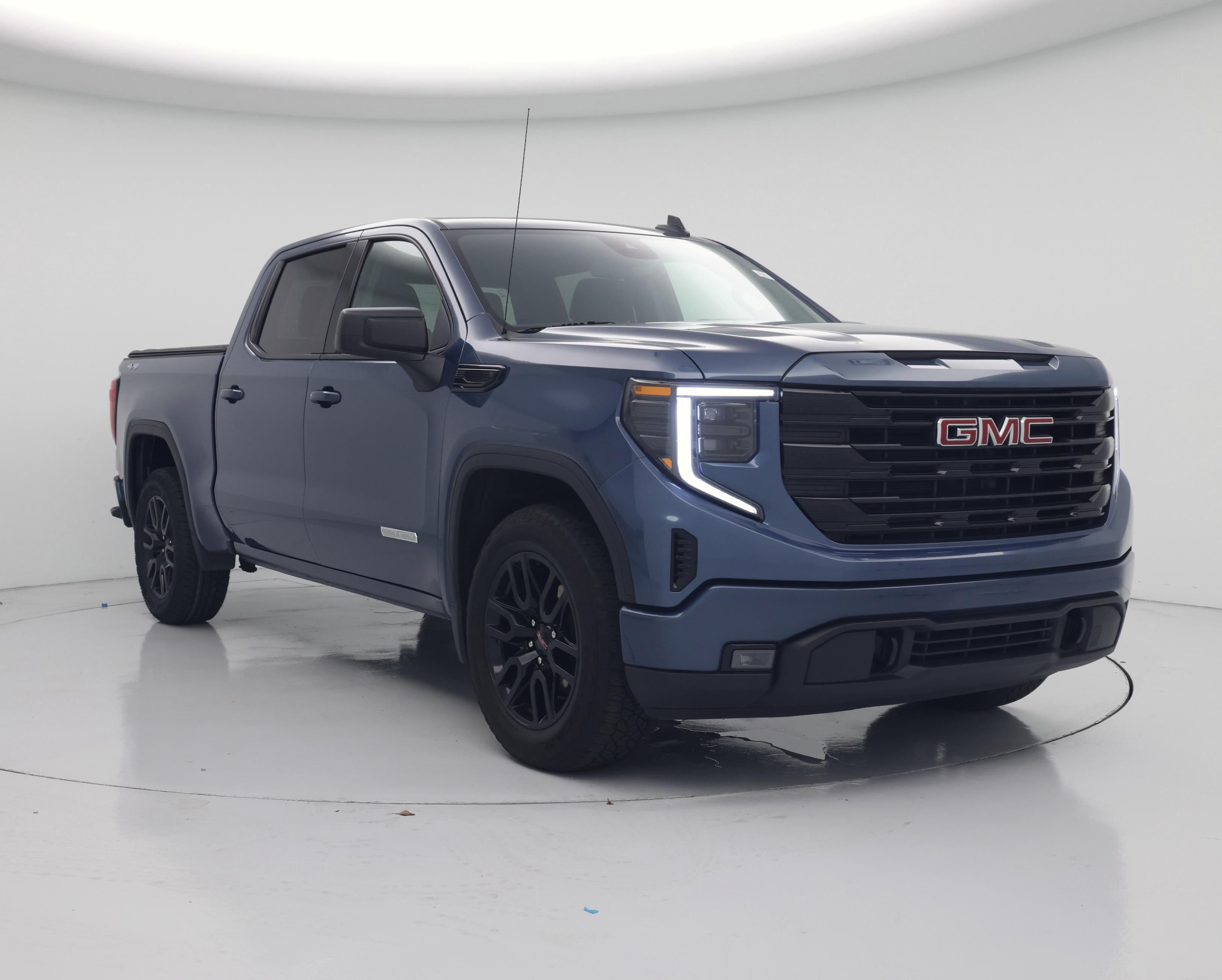 Blue 2024 GMC Sierra 1500 Pickup Truck Four-Wheel Drive Automatic