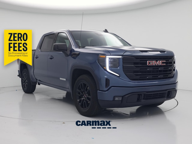 Blue 2024 GMC Sierra 1500 Pickup Truck Four-Wheel Drive Automatic