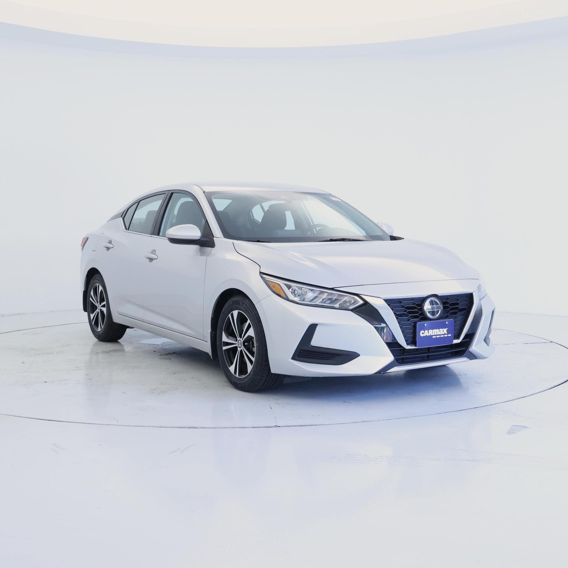 Silver 2021 Nissan Sentra Sedan Front-Wheel Drive Automatic