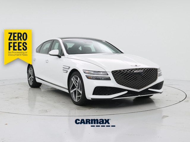 White 2024 Genesis G80 3.5T Sport AWD Sedan All-Wheel Drive Automatic