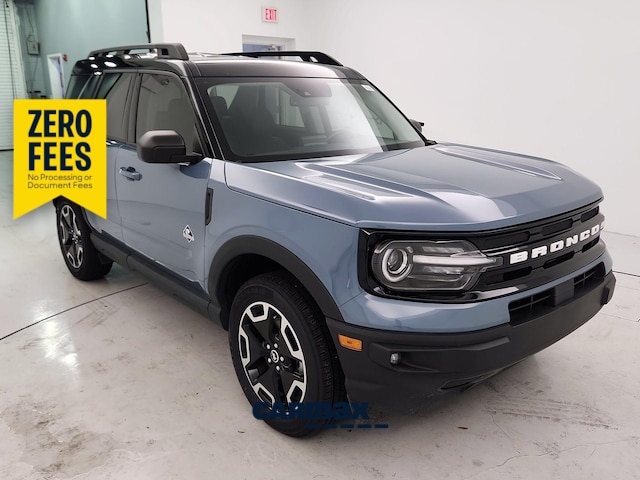 Blue 2024 Ford Bronco Sport Outer Banks AWD SUV / Crossover All-Wheel Drive Automatic