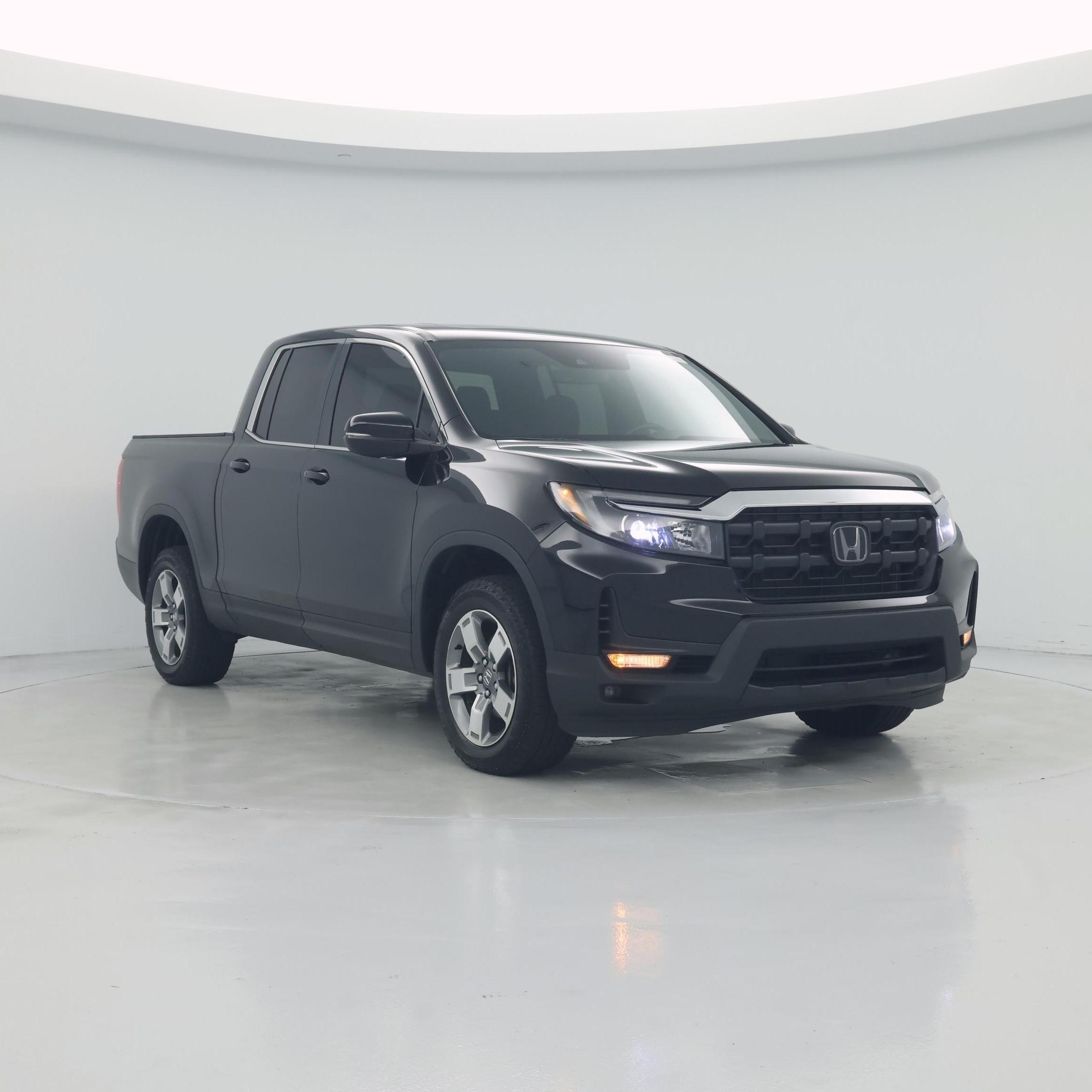 Black 2025 Honda Ridgeline Pickup Truck All-Wheel Drive Automatic