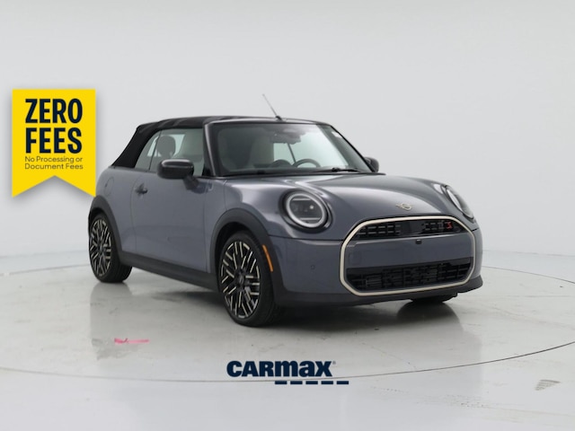 Blue 2025 MINI Cooper Convertible Front-Wheel Drive Automatic