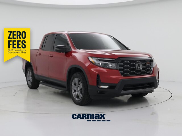 Red 2025 Honda Ridgeline Pickup Truck All-Wheel Drive Automatic