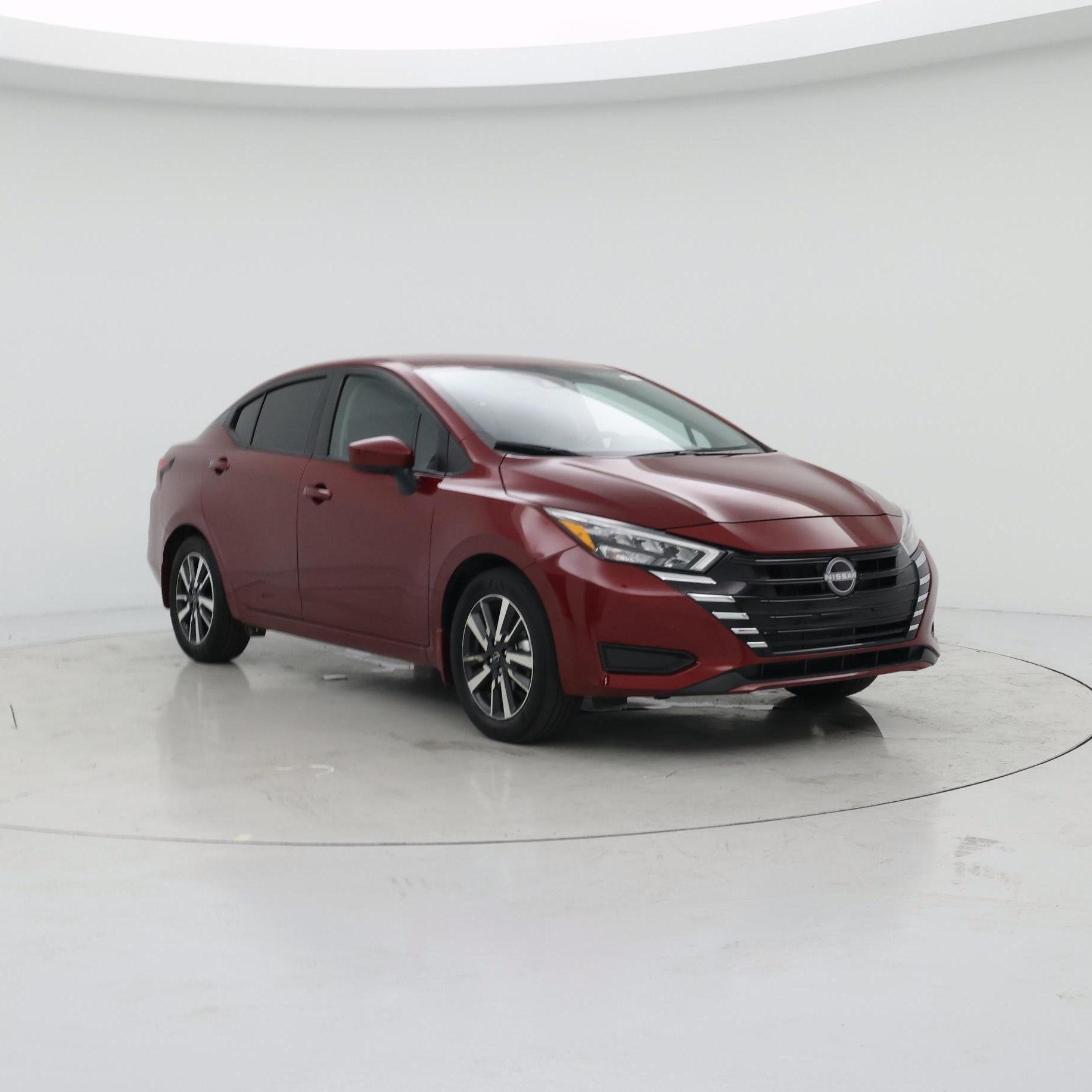 Red 2025 Nissan Versa Sedan Front-Wheel Drive Automatic