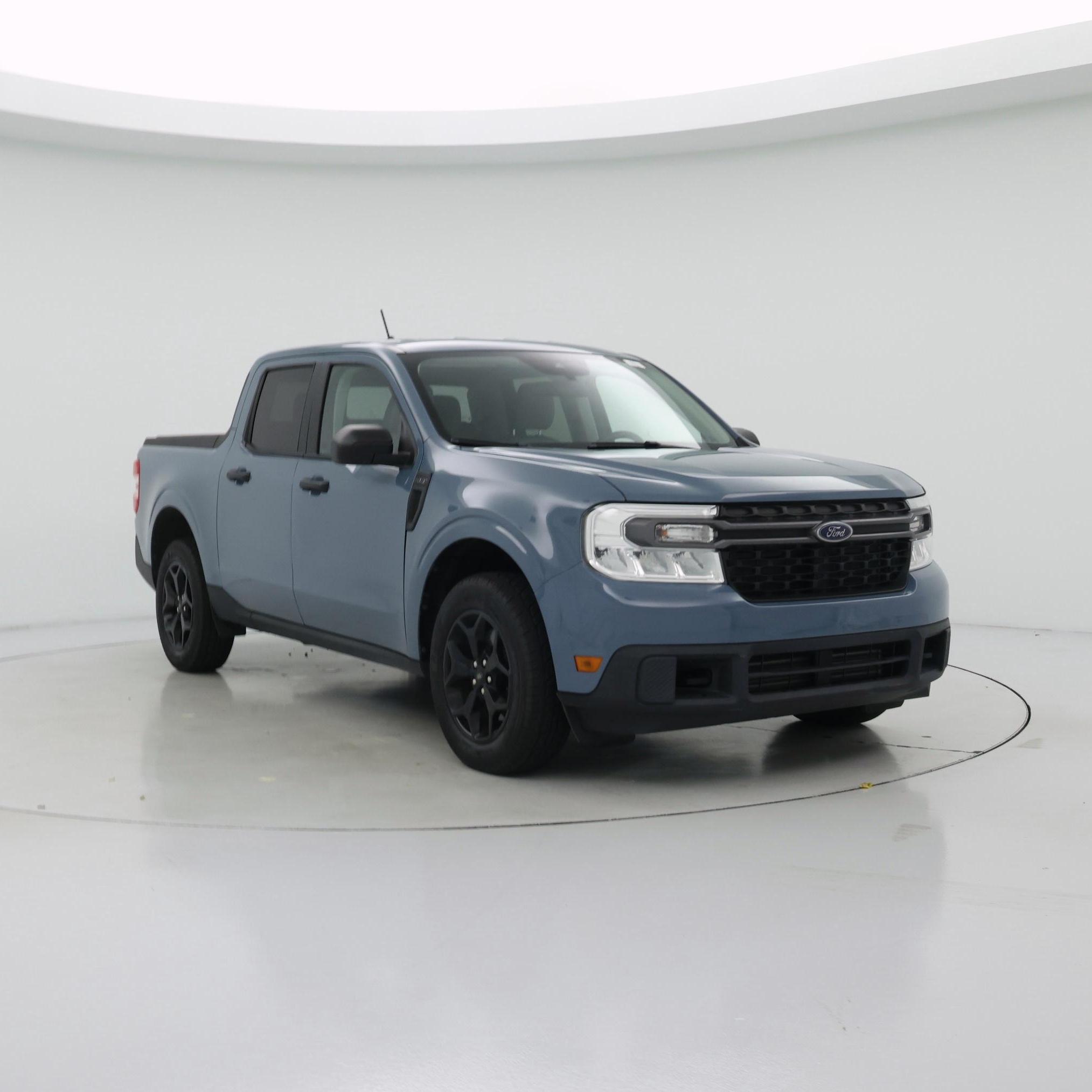 Blue 2022 Ford Maverick Pickup Truck All-Wheel Drive Automatic