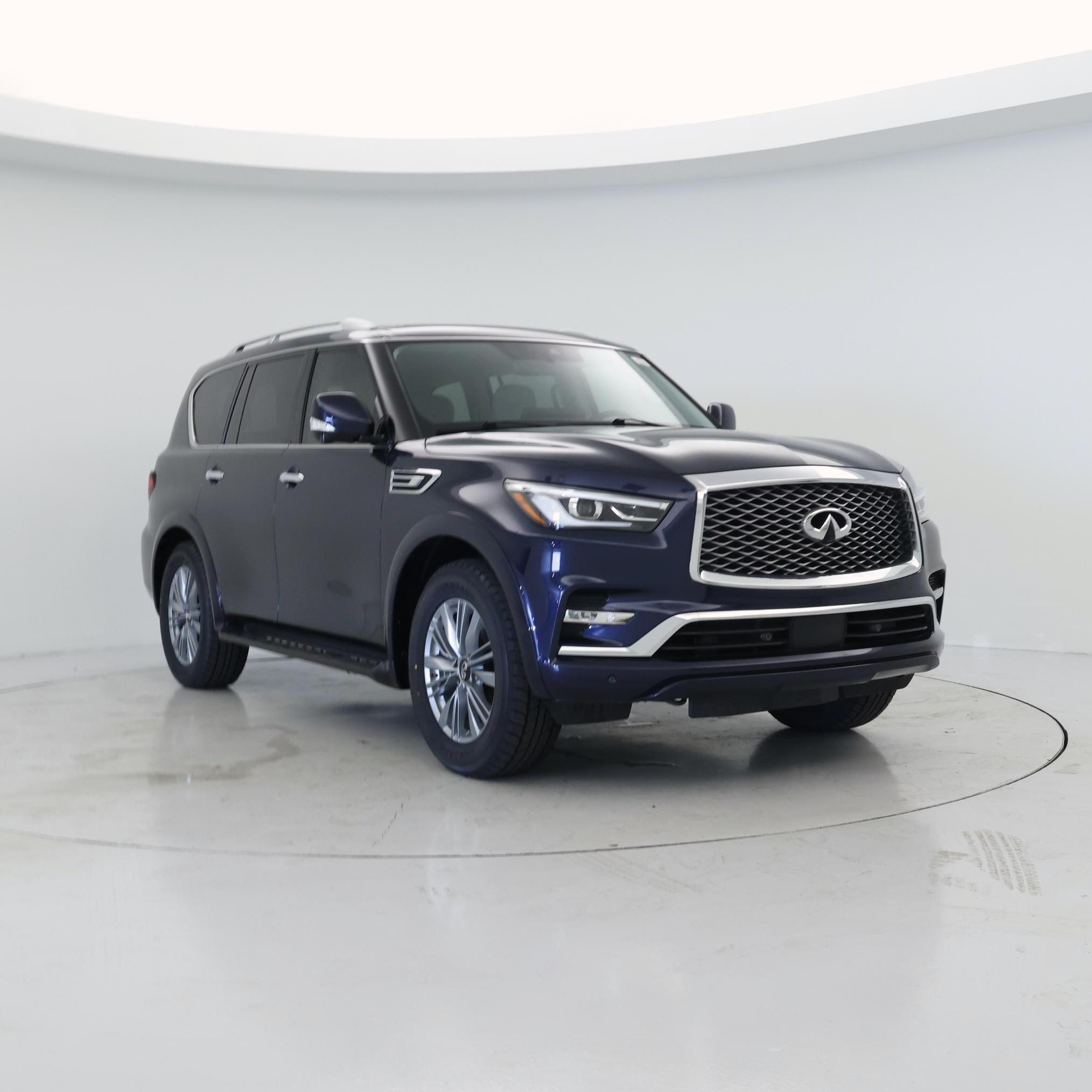 Blue 2024 INFINITI QX80 SUV / Crossover Rear-Wheel Drive 7-Speed Automatic