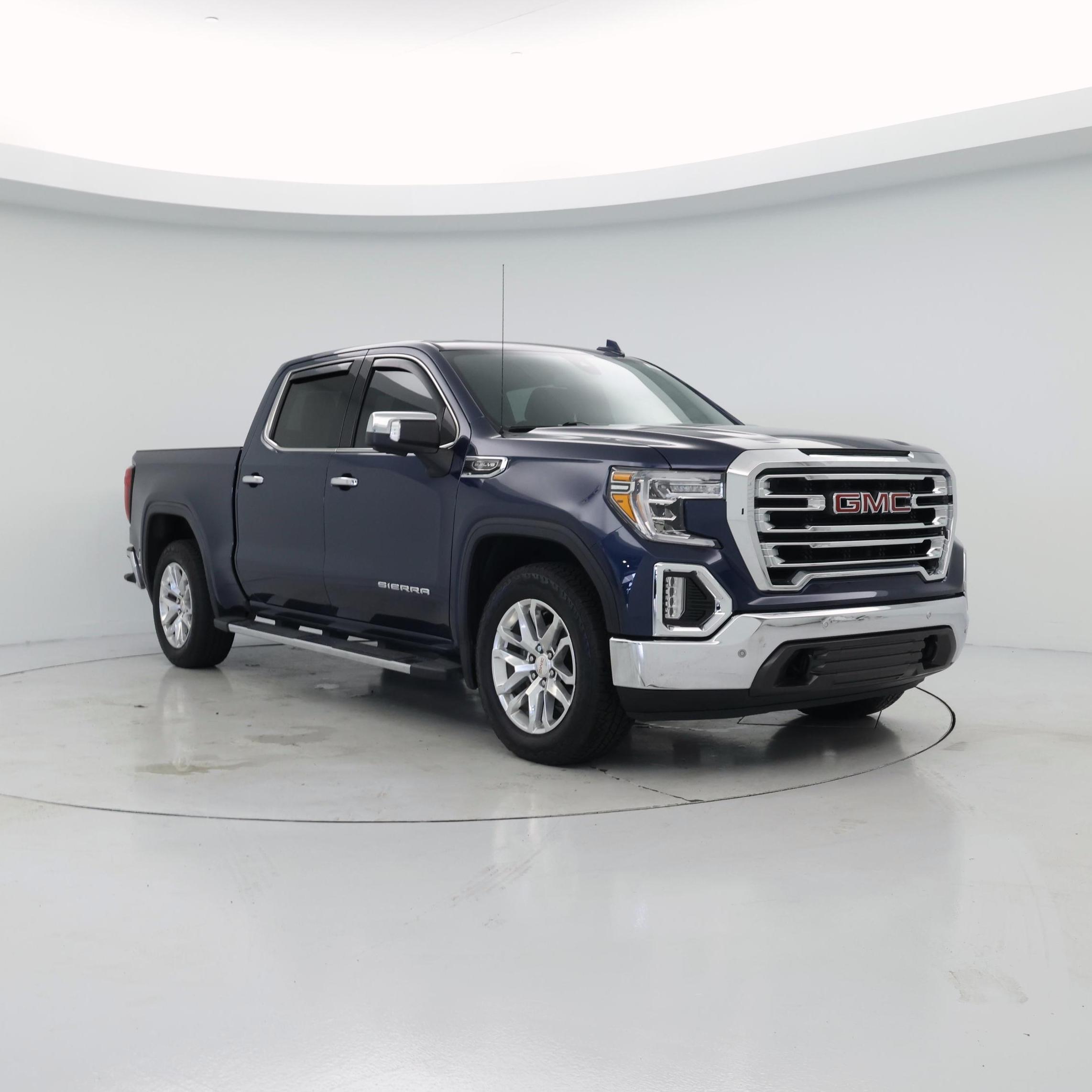 Blue 2019 GMC Sierra 1500 Pickup Truck Four-Wheel Drive Automatic