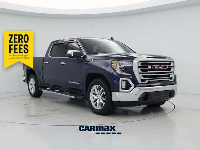 Blue 2019 GMC Sierra 1500 Pickup Truck Four-Wheel Drive Automatic