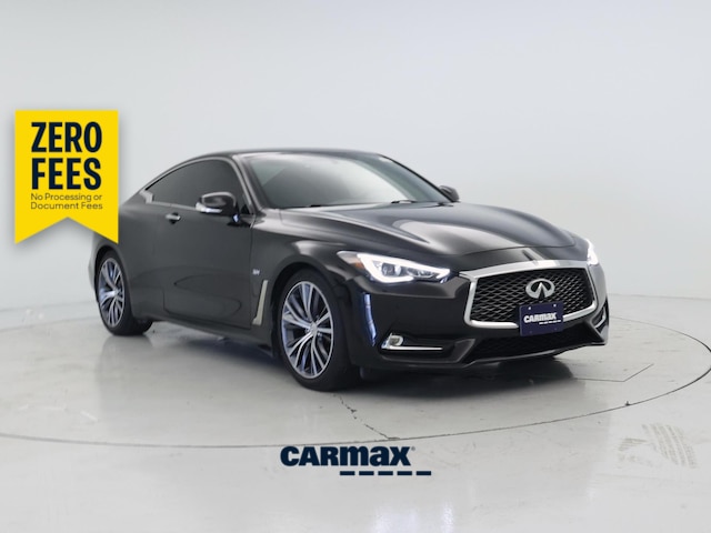 Black 2018 INFINITI Q60 Coupe All-Wheel Drive Automatic