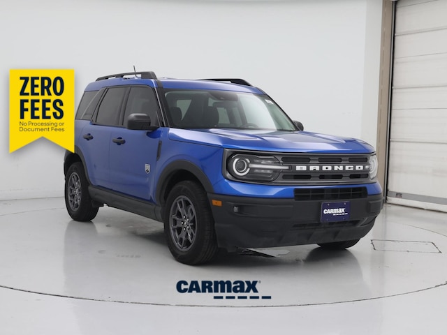 Blue 2022 Ford Bronco Sport SUV / Crossover All-Wheel Drive Automatic
