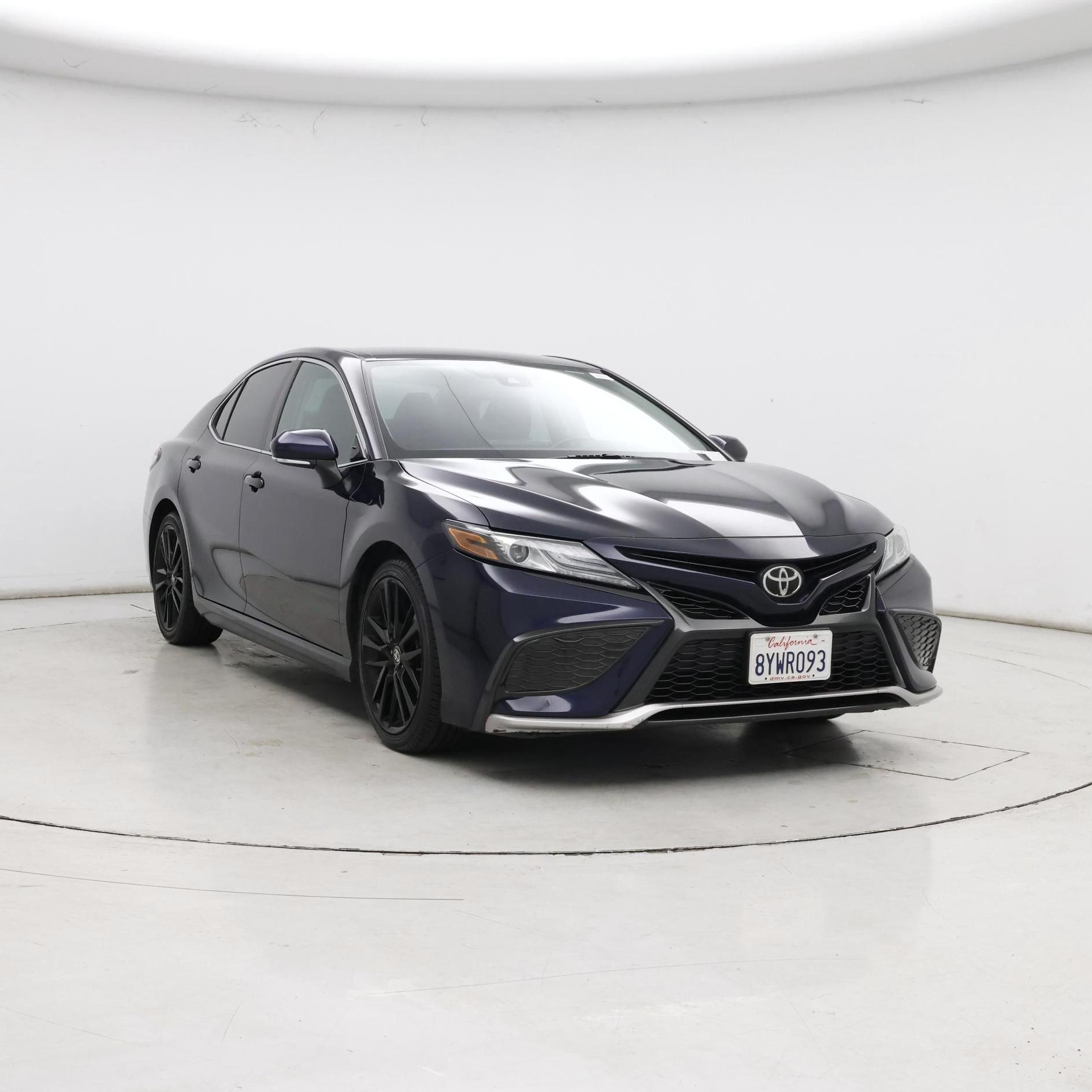 Blue 2022 Toyota Camry Sedan Front-Wheel Drive Automatic