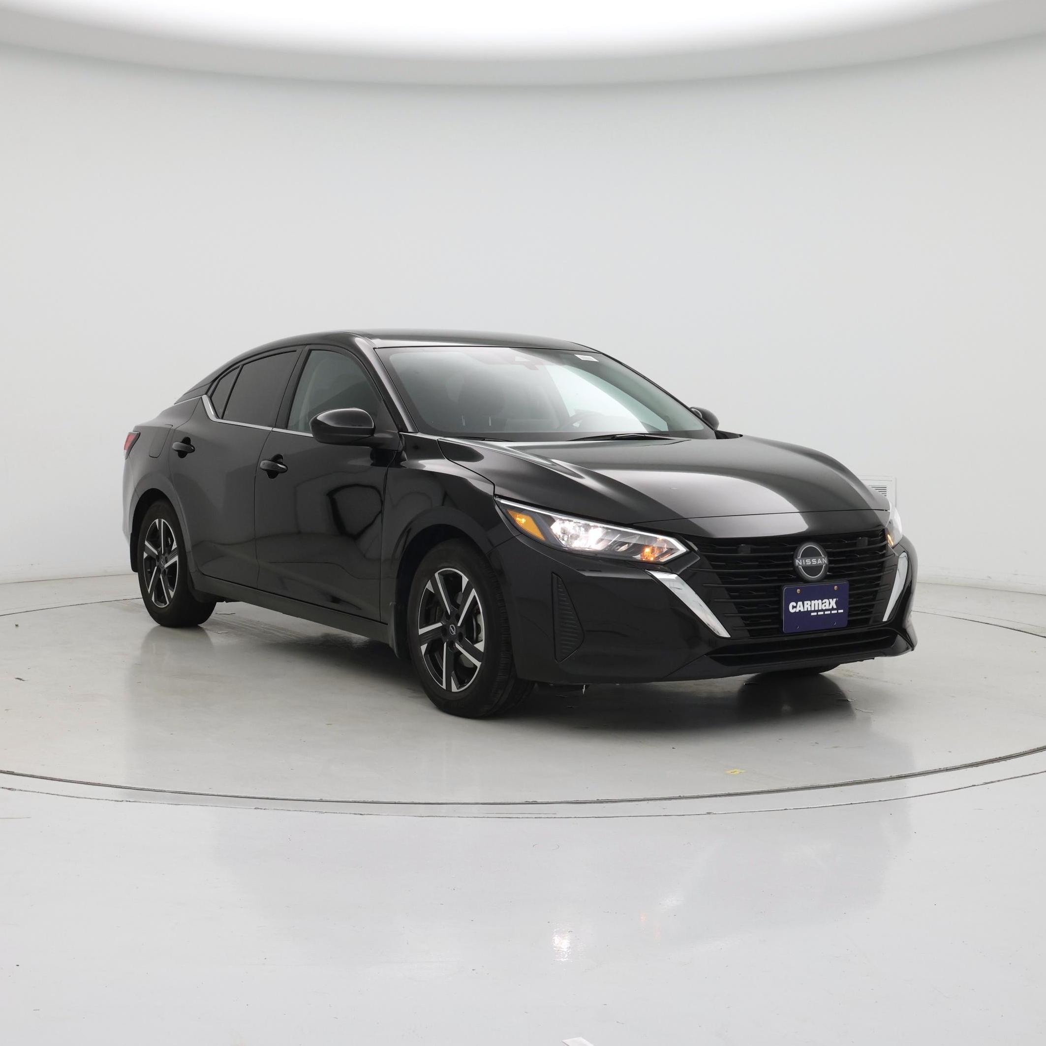 Black 2024 Nissan Sentra SV FWD Sedan Front-Wheel Drive Automatic
