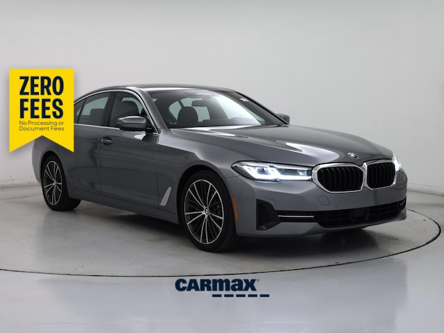 Gray 2023 BMW 5 Series 530i RWD Sedan Rear-Wheel Drive Automatic