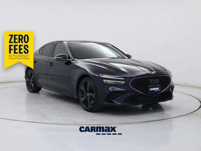 Blue 2023 Genesis G70 3.3T RWD Sedan Rear-Wheel Drive Automatic
