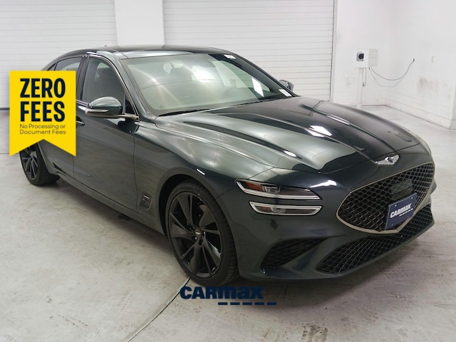 Green 2023 Genesis G70 Sedan Rear-Wheel Drive Automatic