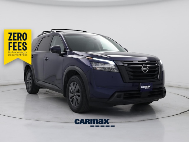 Blue 2023 Nissan Pathfinder SV FWD SUV / Crossover Front-Wheel Drive Automatic