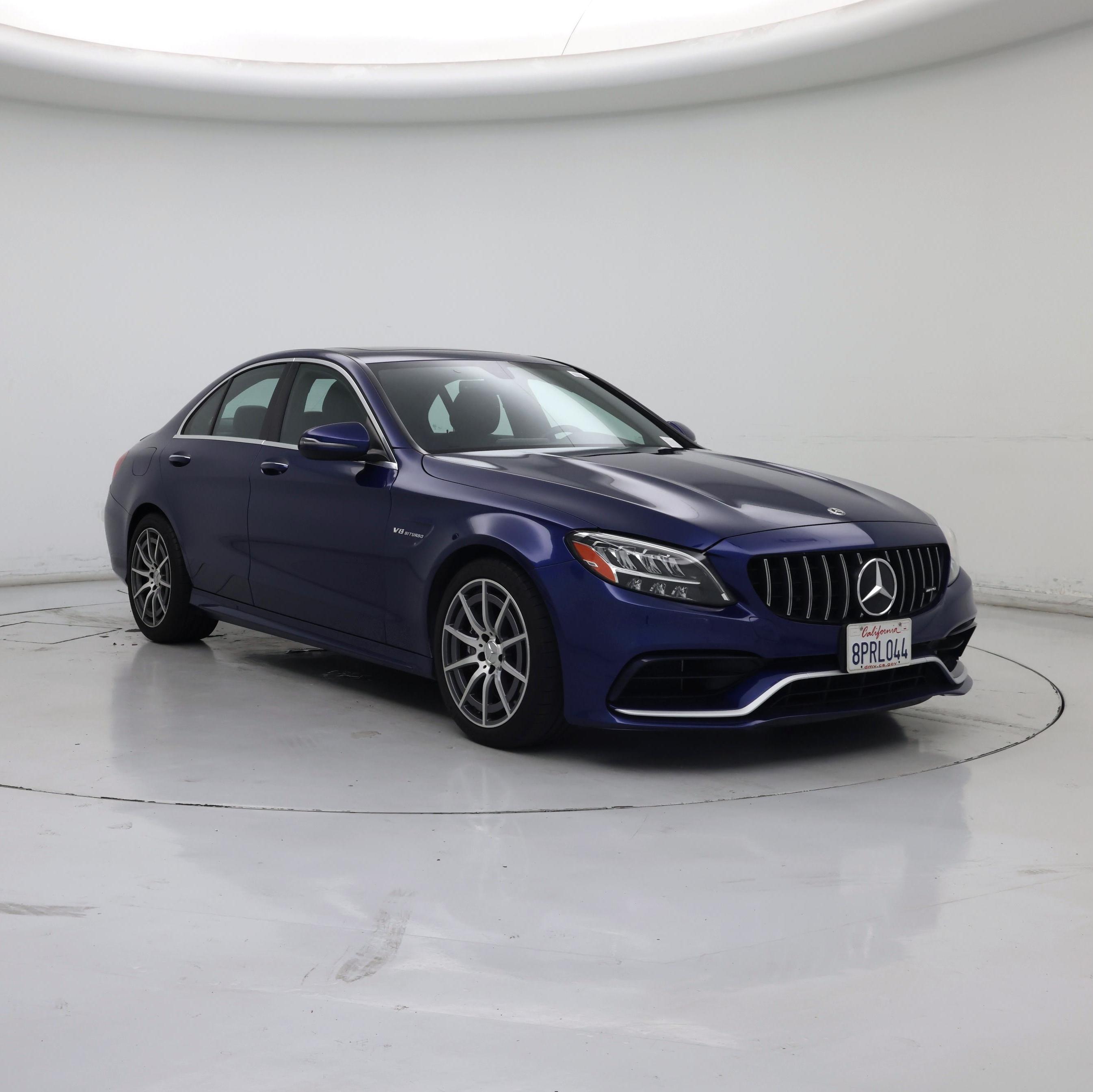 Blue 2020 Mercedes-Benz C-Class Sedan Rear-Wheel Drive Automatic