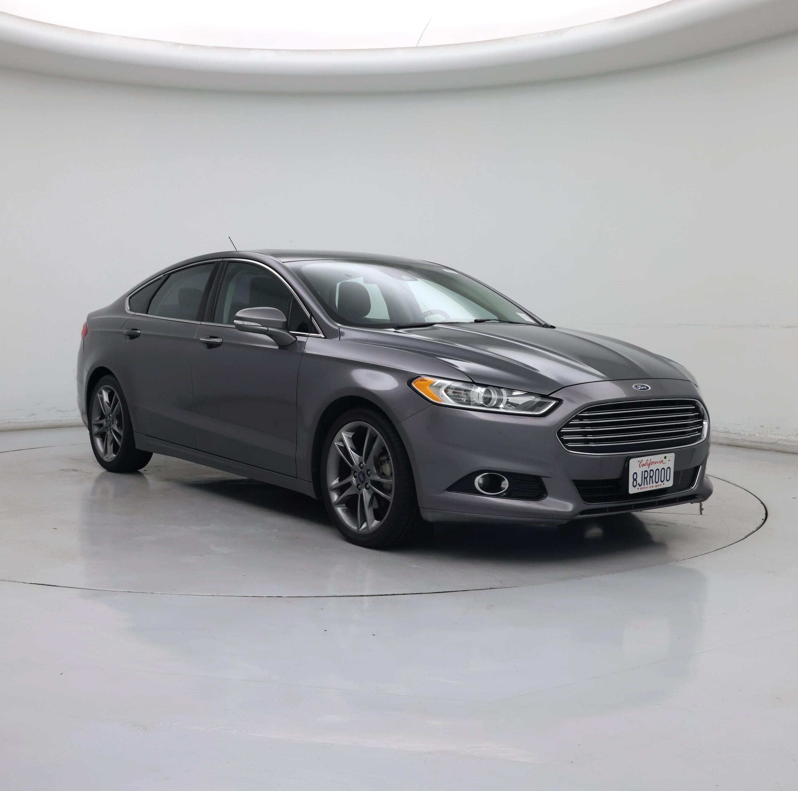 Gray 2014 Ford Fusion Sedan Front-Wheel Drive Automatic