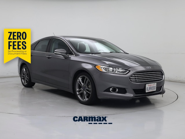 Gray 2014 Ford Fusion Sedan Front-Wheel Drive Automatic