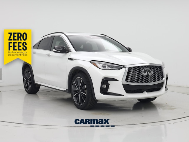 White 2024 INFINITI QX55 SUV / Crossover All-Wheel Drive Automatic