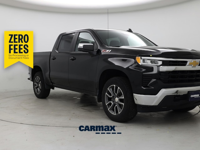 Black 2023 Chevrolet Silverado 1500 Pickup Truck Four-Wheel Drive Automatic