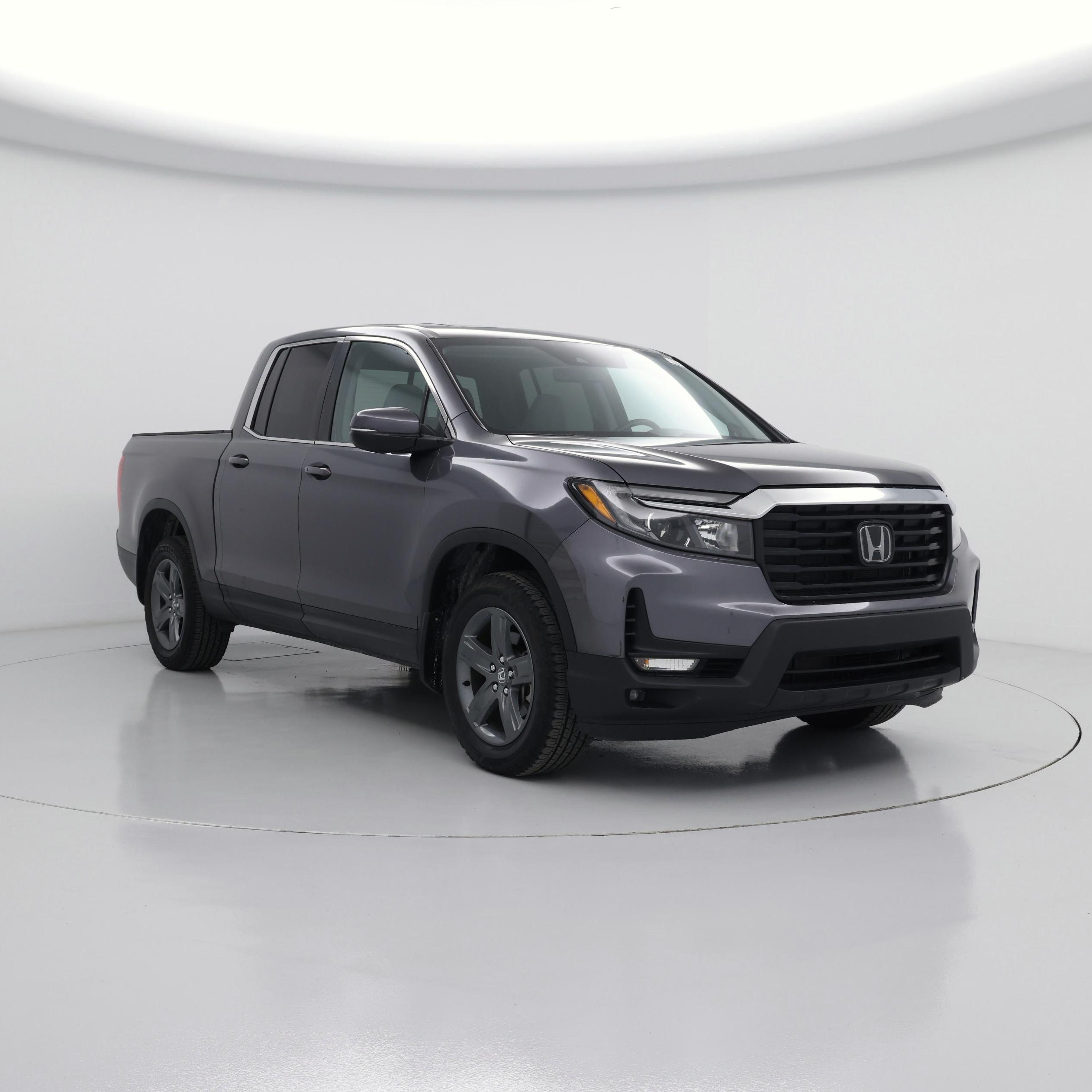 Gray 2023 Honda Ridgeline Pickup Truck All-Wheel Drive Automatic