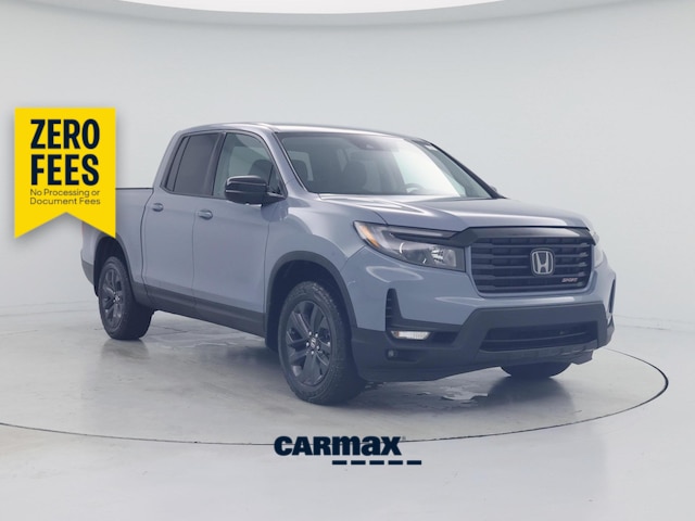 Blue 2023 Honda Ridgeline Sport AWD Pickup Truck All-Wheel Drive Automatic