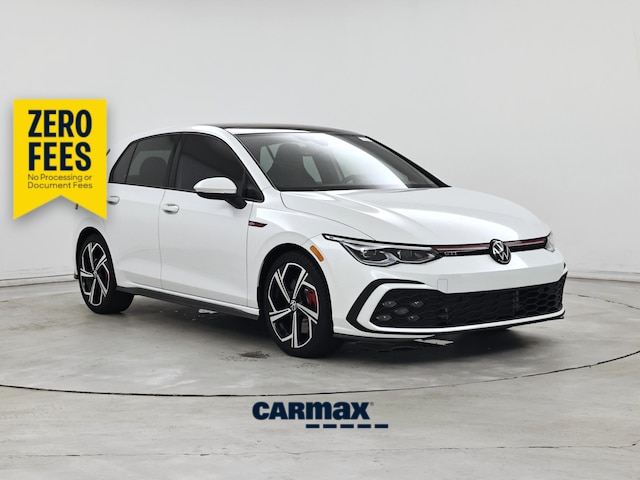 White 2024 Volkswagen Golf GTI SE FWD Hatchback Front-Wheel Drive Automatic