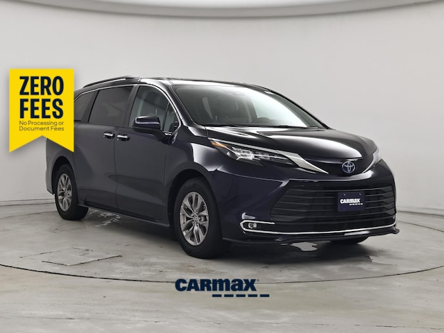 Blue 2024 Toyota Sienna Minivan Front-Wheel Drive Automatic