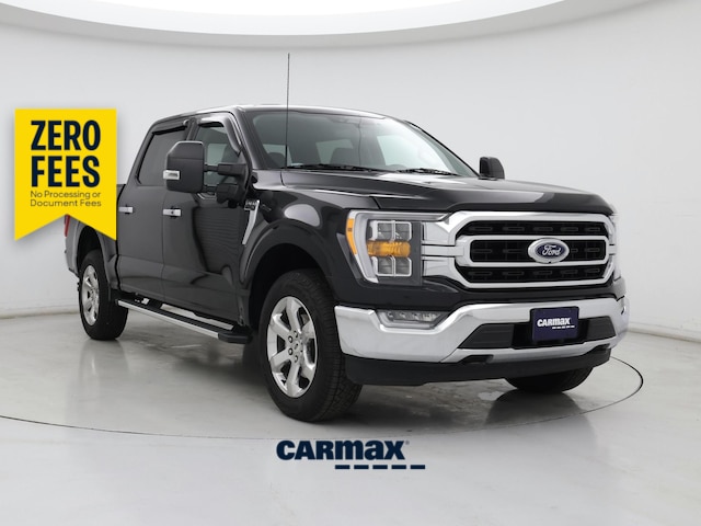 Black 2022 Ford F-150 Pickup Truck Four-Wheel Drive Automatic