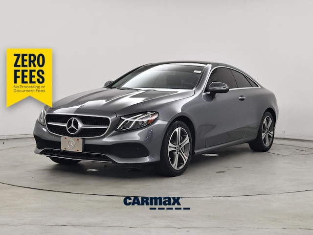 Gray 2018 Mercedes-Benz E-Class Coupe Rear-Wheel Drive Automatic