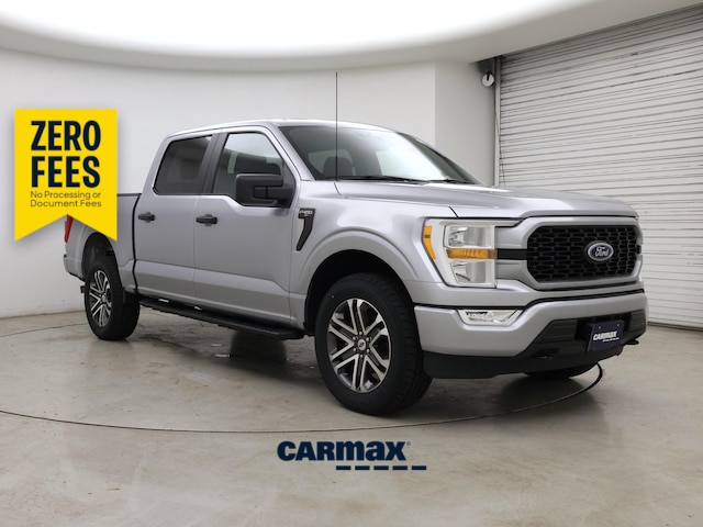Silver 2022 Ford F-150 Pickup Truck Four-Wheel Drive Automatic